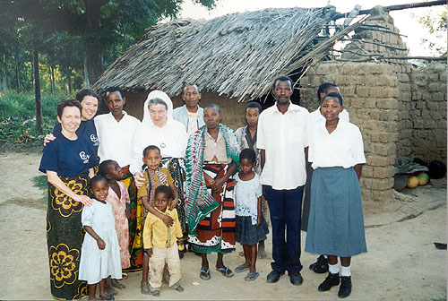 Familie einer Schlerin in Singida / Tansania